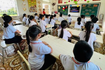 TƯNG BỪNG KHAI GIẢNG NĂM HỌC MỚI 2025-2026. TRƯỜNG TIỂU HỌC NGHĨA ĐỒNG, XÃ ĐỒNG THỊNH, TỈNH NINH BÌNH.