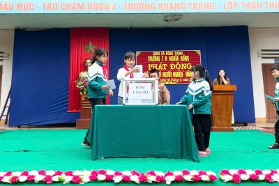 TRƯỜNG TIỂU HỌC NGHĨA ĐỒNG HƯỞNG ỨNG PHONG TRÀO ỦNG HỘ “QUỸ VÌ NGƯỜI NGHÈO” NĂM 2025